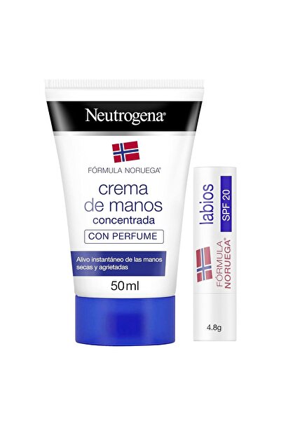 Neutrogena Norwegian Formula Concentrated Hand Cream 50ml + Lip Protector SPF 20, 4.8g