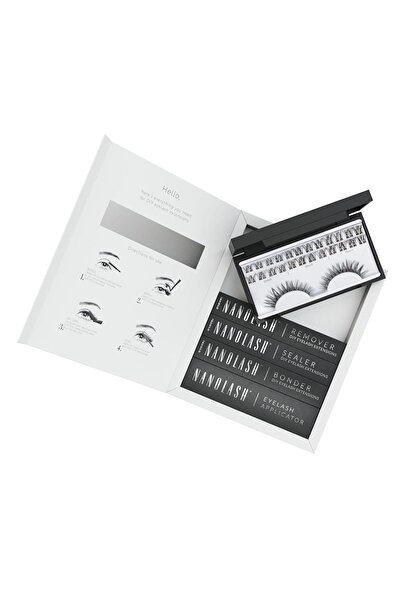 Nanolash Set for DIY Eyelash Extension at Home - Complete Set for Eyelash Extension with 36 Eyelash