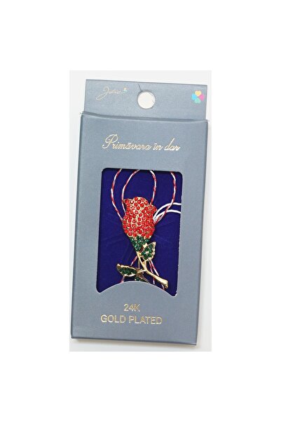 JOLIE Martisor Brosa Placata cu Aur 24K, Dimensiune Brosa Aprox 2- 3 cm, Model 9