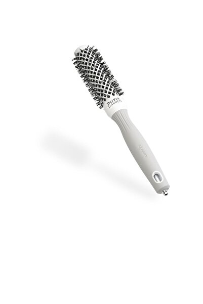 Olivia Garden Perie ceramică rotundă, antistatică, pentru strălucire, cu sufl...