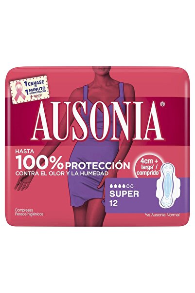 Aurora Ausonia Damenbinden Super mit Flügeln 12 unități