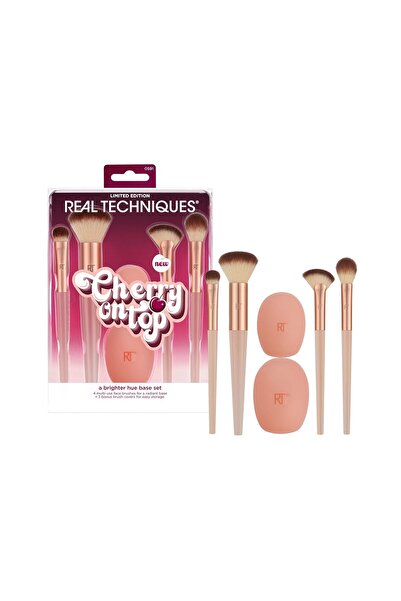 Real Techniques CHERRY ON TOP A BRIGHTER HUE BASE CASE 6 pcs