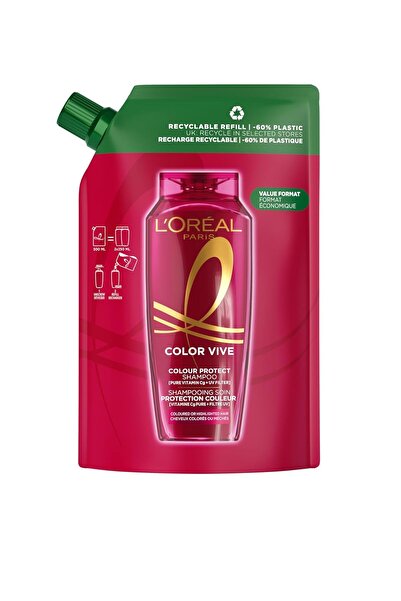L'Oreal Paris Elvive Color-Vive Șampon protector Rezervă 500 ml