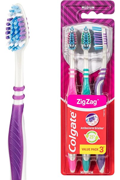 Colgate ZigZag Toothbrush, 3 Pieces