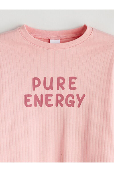 LC Waikiki Cey Yeni Sezon Bisiklet Yaka Kız Çocuk Pijama Takımı