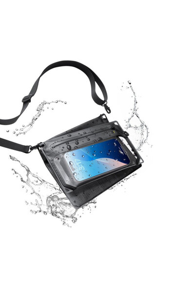 Spigen Geanta impermeabila, borseta waterproof A640, negru