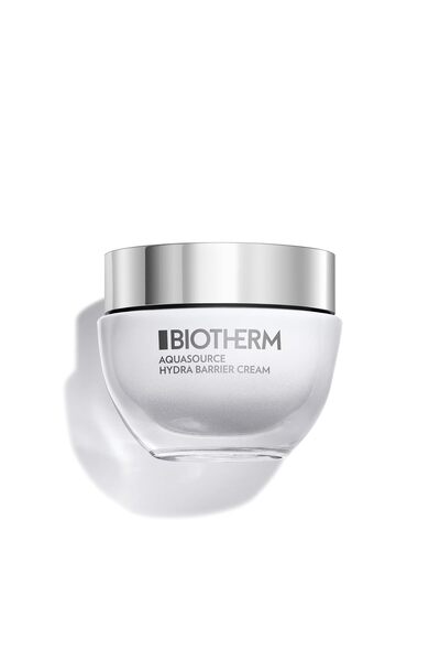 Biotherm Aquasource Hydra Barrier Cream, hydrating facial cream for women to strengthen the skin bar