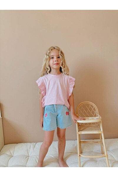 WİKİBOOM Girl's Ruffled Cherry Set (6-D)