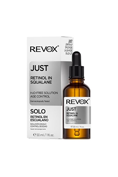 REVOX B77 Just Squalane, Retinol, Ser anti-îmbătrânire, Pentru față și gât, 30 ml