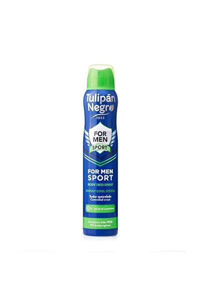 Tulipan Negro Deodorant spray Black Tulip pentru bărbați Sport, albastru, 200 ml