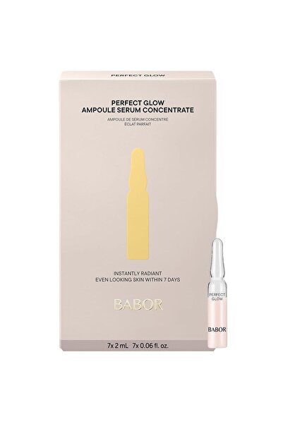 BABOR Perfect Glow, Fiole cu ser pentru față, Formulă vegană, 7 x 2 ml