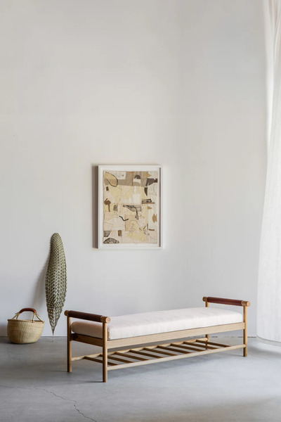 SCY Legna Modern Detaylı Puf Bench Yatak Ucu Oturma Bankı Lobi Koltuğu