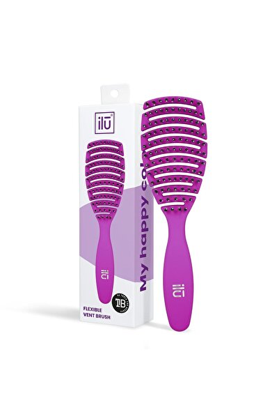 TB TOOLS FOR BEAUTY - Peria de păr Ilu my Happy Color în nuanța violet