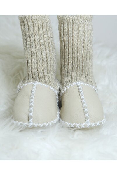 TTY Baby Booties Furry Genuine Lambskin