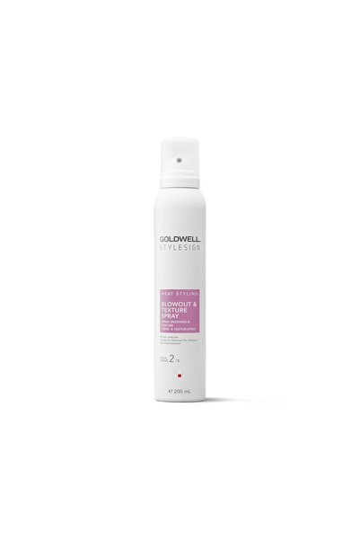 GOLDWELL StyleSign Heat Styling Blow-Dry & Texture Spray, ideal for all hair textures, 200ml