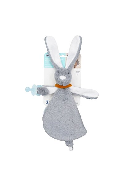 Najmaddin رفيق نوم على شكل أرنب مع حزام لهاية من BabyJem 813 رمادي