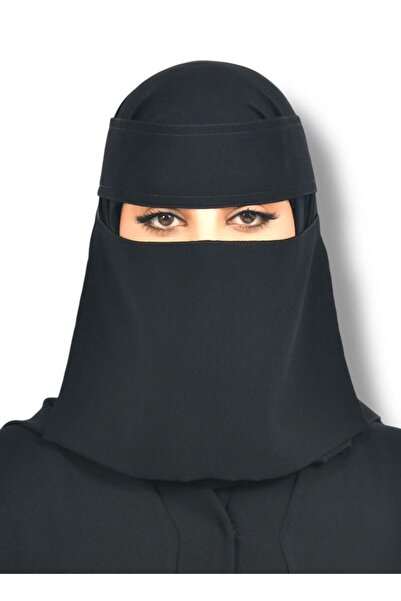 genric نقاب برهانس ٢ مطاطي مستقيم مقاس (٨ - ٩) بوصة مقوى - نقاب نسائي بدون عل...