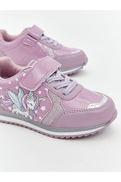 LC Waikiki Lila Tabanı Işıklı Kız Çocuk Spor Ayakkabı