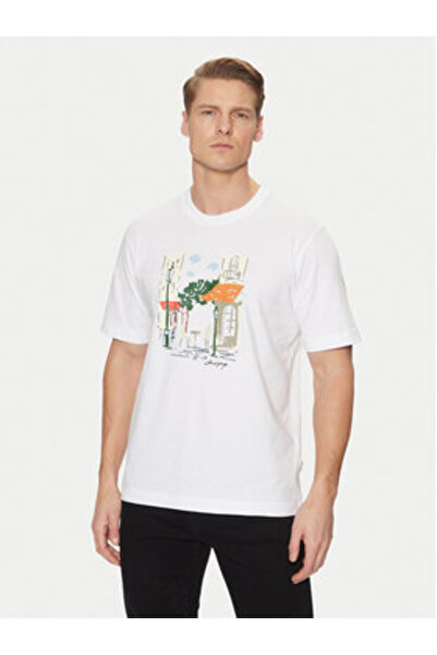 Jack & Jones Ανδρικό T-Shirt Jack Jones 12273549 Λευκό