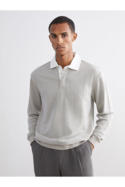 LC Waikiki Λαμπερές επιλογές από το Shining Store |   Ανδρικό φούτερ με γιακά πόλο