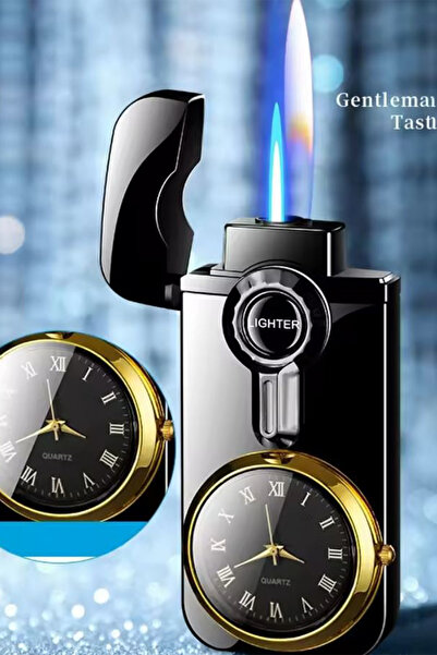 İŞTE BU Kişiye Özel İsim ve Şarkı Baskılı Gazlı Saatli Lüks Çakmak