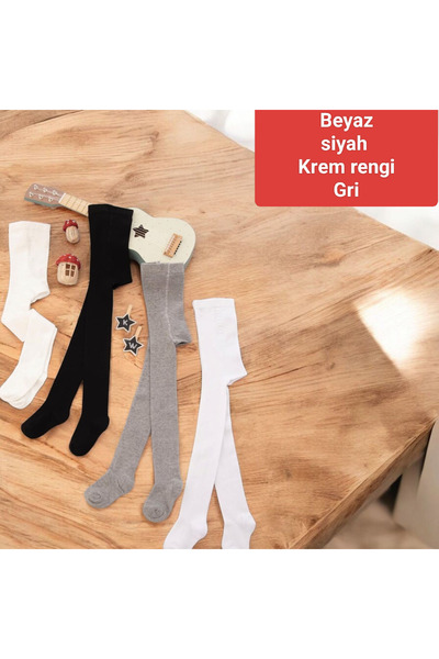 ÖZKARDEŞLER BABY Baby and Children's Tights, 4-Pack