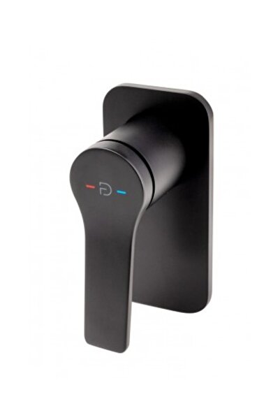 Fdesign Baterie de duș Seppia, instalare încorporată, neagră