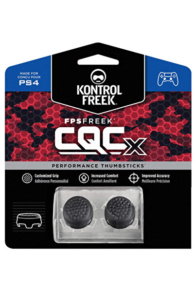 No branded Grip-uri KontrolFreek CQC X pentru joystick-uri (2) pentru PS5/PS4, Precizie, Gri