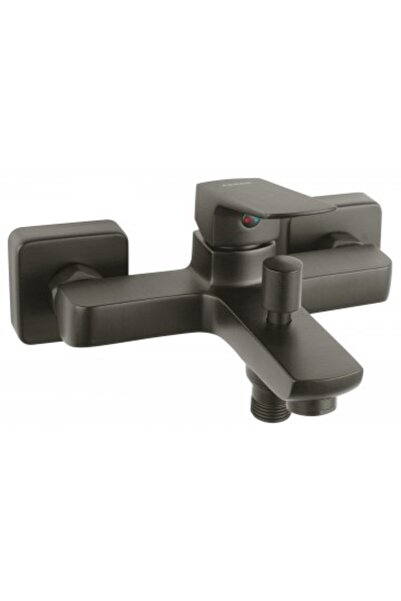 FERRO Vitto Verdeline Gun Metal black wall-mounted bathtub/shower mixer