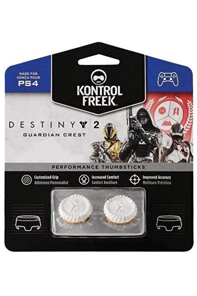 No branded Mânere KontrolFreek Destiny 2 Guardian Crest (2) pentru PS5/PS4, Albe