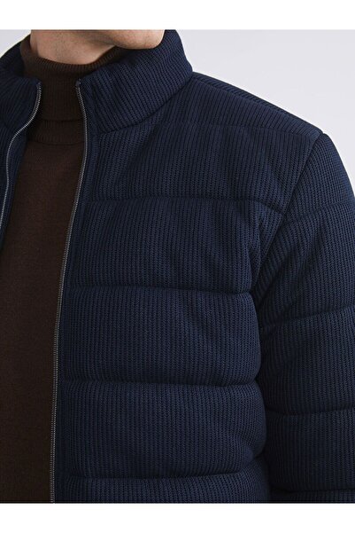 LC Waikiki Ανδρικό παλτό Slim Fit Stand Collar