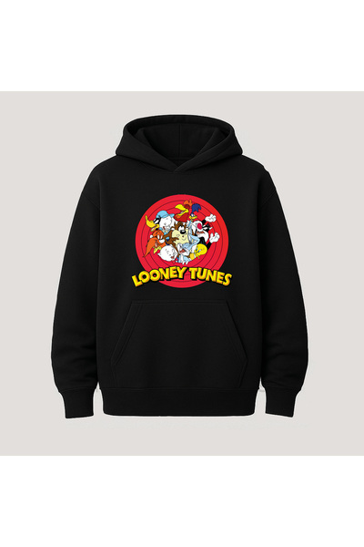 SVART WEAR Φούτερ με κουκούλα Looney Tunes με στάμπα, τσέπη καγκουρό, βαμβακε...