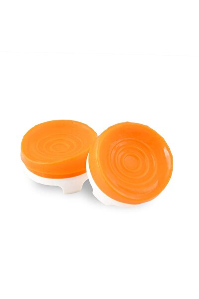 No branded KontrolFreek Rush Thumbstick Grips (2) for PS5/PS4, Orange