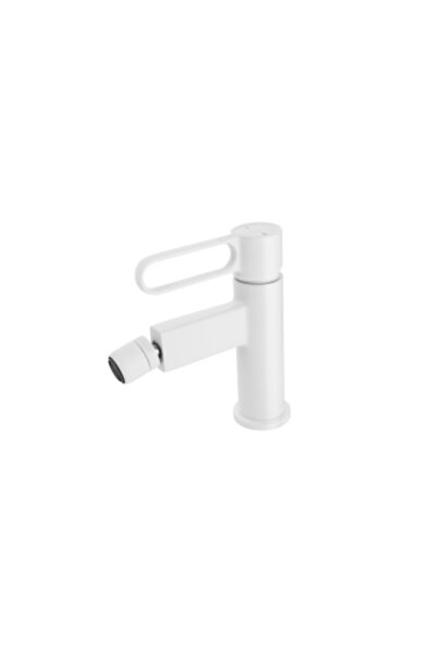 Fdesign Baterie bideu Zaffiro, cu ventil, alb mat