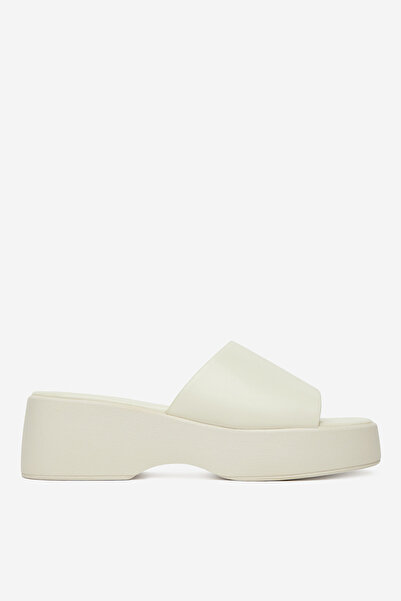 DeeZee Γυναικεία Σανδάλια Πλατφόρμας Χαμηλά Λευκά Πλατφόρμες 40