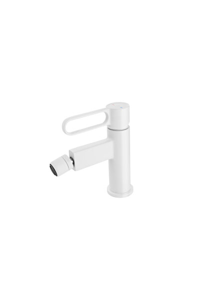 Fdesign Baterie bideu Zaffiro, cu ventil, alb mat