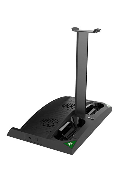 No branded Stație de gaming verticală 6 în 1 pentru Xbox One/X/S, ventilatoare duble, încărcare controler, suport pentru căști