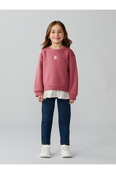 LC Waikiki Κοριτσίστικο κολάν παντελόνι με ελαστική μέση