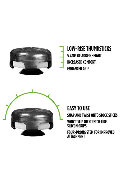 ECORP 2× Mânere din silicon pentru degetul mare, Persona 5 Scramble, pentru PS5/PS4, Precizie și confort