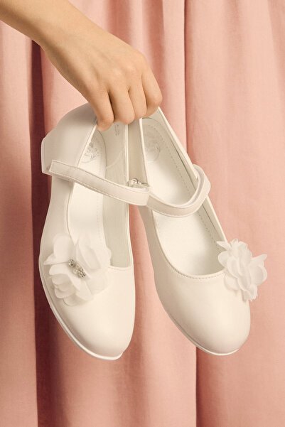 Nelli Blu μπαλαρίνα για κορίτσια 5903698023564 Λευκό