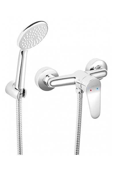 FERRO Baterie perete dus, cu set de dus inclus ISSO