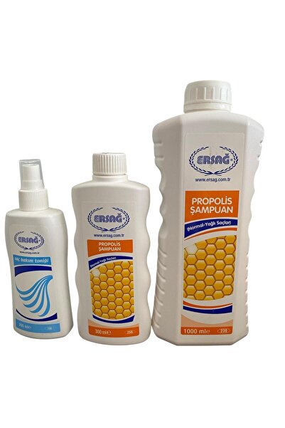 Ersağ Ersağ Propolis Şampuan +Propolis +Saç bakım Toniği (Özel Set)