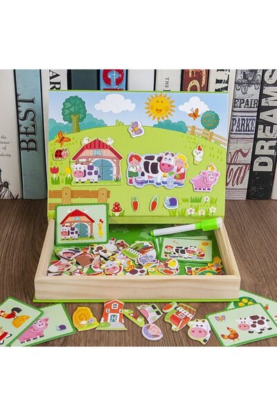 Picodino "Little Farm" Magnetic Play Set – Educational Animal Game for Children