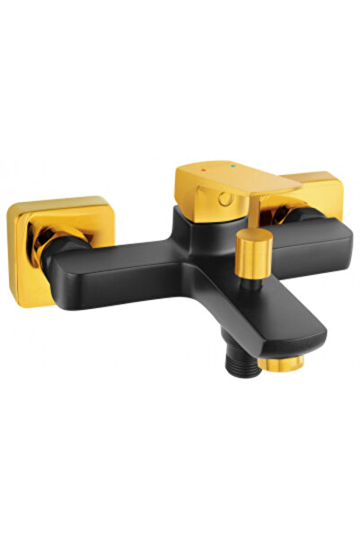 FERRO Wall-Mounted Bath-Shower Faucet VITTO VERDELINE Gold/Black