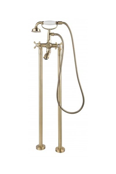 Fdesign Baterie cadă independentă Lacrima, control dublu, furtun și duș manua...