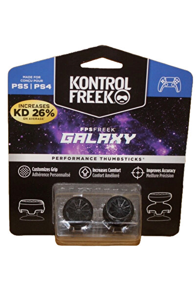 No branded Λαβές KontrolFreek GALAXY Thumbstick (2) για PS5/PS4, Μαύρες