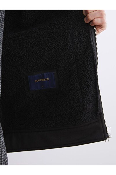 LC Waikiki Ανδρικό παλτό από καστόρι γιακά πουκάμισου Standard Fit