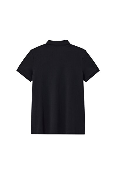 Giordano Women's Cotton Lycra 3D Lion Embroidery Polo