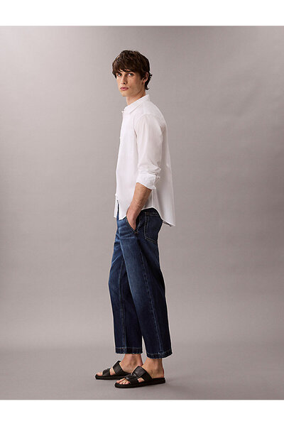 Calvin Klein Erkek Cropped 90's Celtic Jean Pantolon
