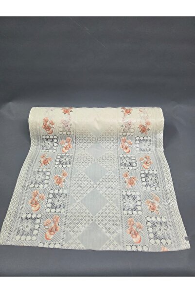 Başak Ev Tekstili Pvc Corner Lace Shelf and Cabinet Cover Runner